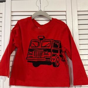 Boys Hanna Andersson Vibrant Red Relaxed Shirt Size 2T